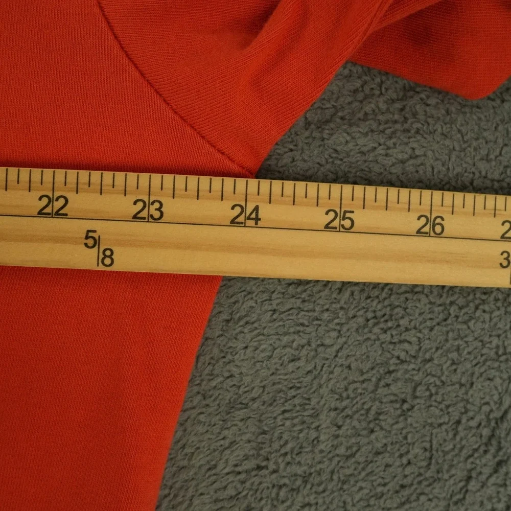 The‎ North Face Hoodie Mens Large Orange Tan Colorblock Hooded Sweatshirt